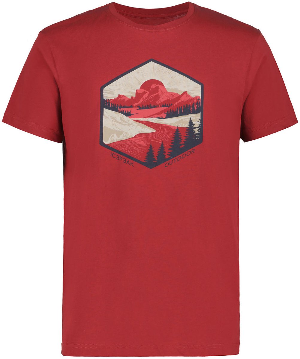 Icepeak Mocbach – Outdoor Kleding Fleeces en Truien T-Shirt Geel