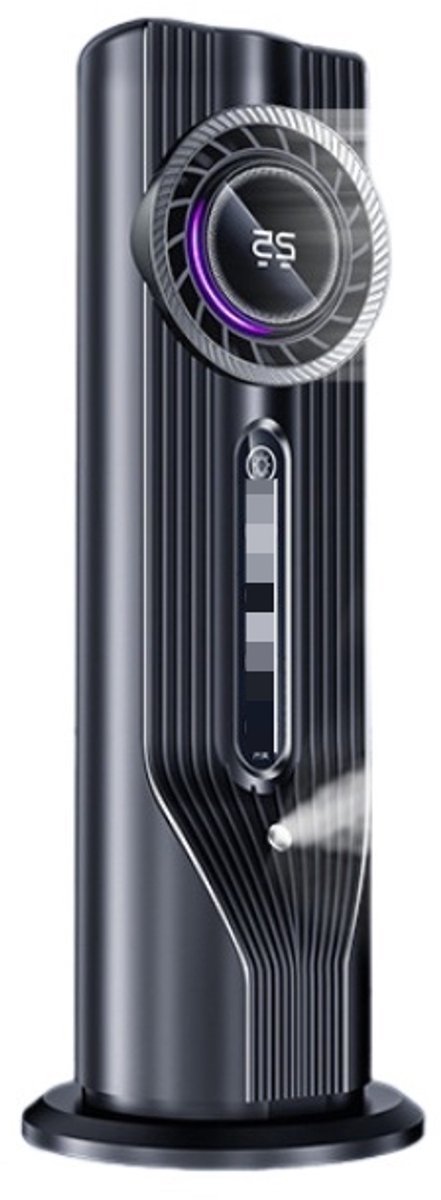 Draagbare airconditioning, 6 snelheidsinstellingen, persoonlijke koelventilator, met 6-uurs timer, 3-in-1 luchtkoeler, geschikt voor kamers, kantoren en kamperen, zwart – foto 4