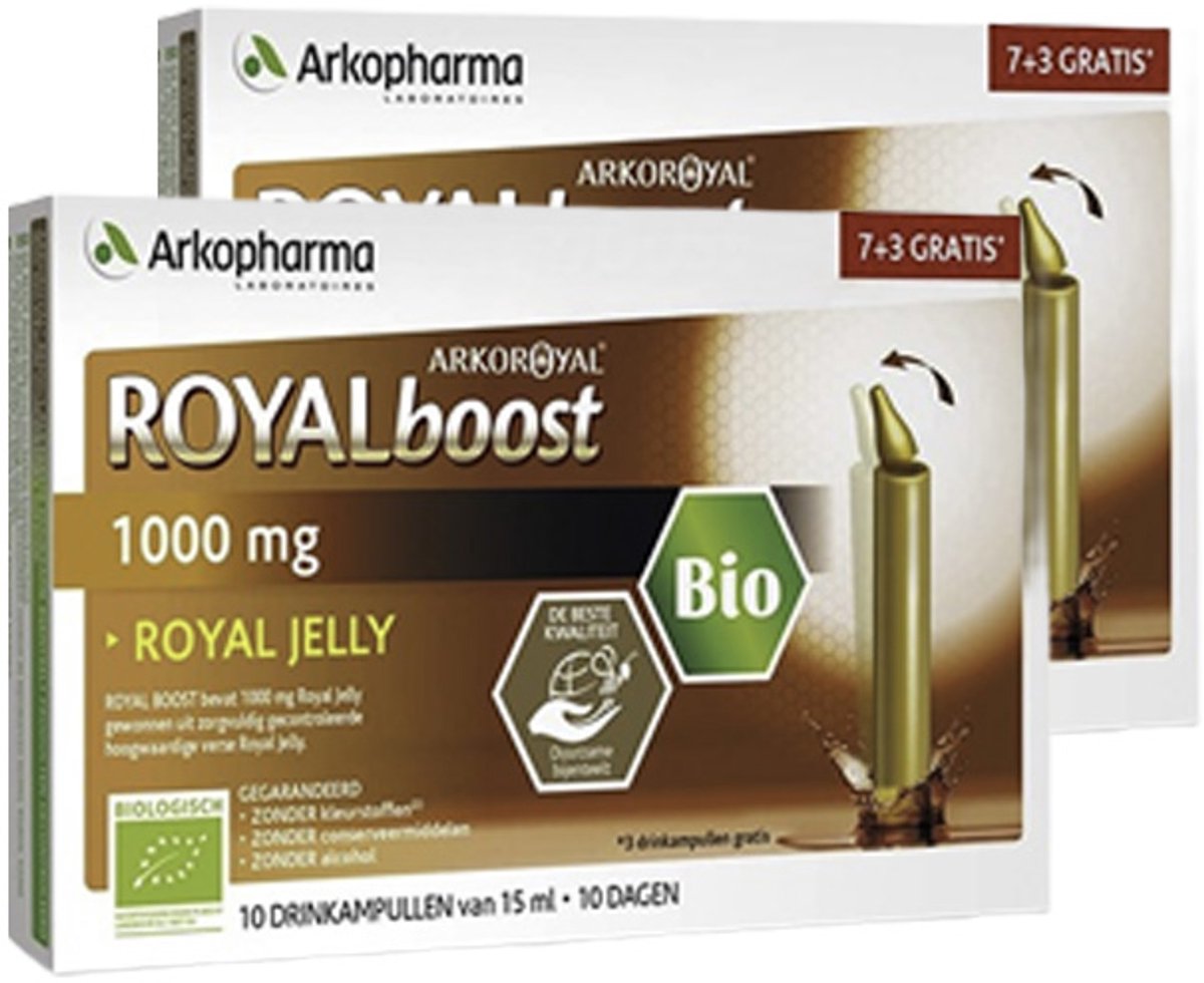 Arkopharma | ArkoRoyal ROYALboost | 10 Ampullen 15ml| 2 stuks | 10 ampullen x 15ml