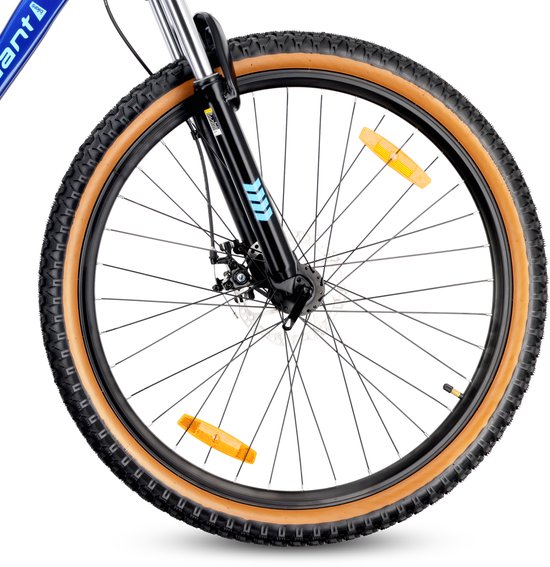 VERDANT SHRED Mountainbike 27.5", MTB-fiets voor dames en heren, fiets 27.5 inch - aluminium frame, schijfremmen, 7 versnellingen - Blauw van Verdant — afbeelding 4
