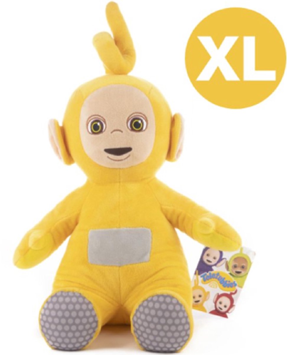 Laa Laa Teletubbies Pluche Knuffel XL 75 cm - Grote Speelgoed Knuffels - Teletubbie Plush Toys