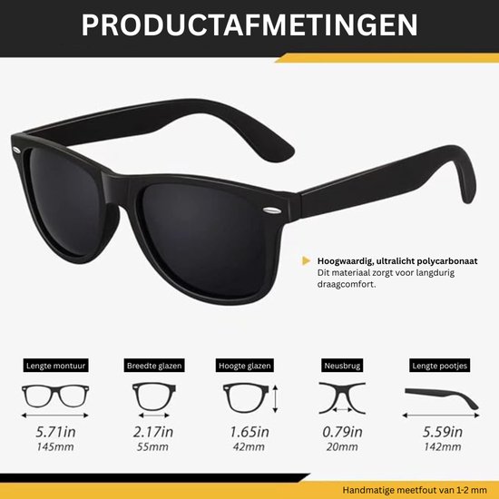 LINVO Gepolariseerde zonnebril voor dames en heren, UV400-bescherming, schaduwen, jaren 80, retrostijl, autorijden, fietsen, sport, vissen, reizen, zonnebril — afbeelding 5