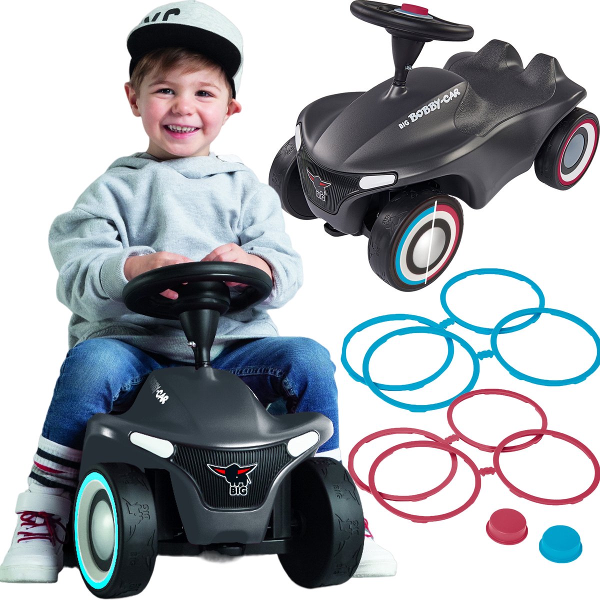 BIG - Bobby - Car - Neo Anthrazit - Loopauto