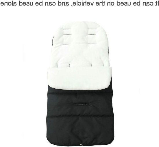 Warme Voetenzak voor Babywagens, Winddicht en Multifunctioneel, Fleece Kussen voor Nieuwborns, Ideaal voor Koude Dagen en Comfortabele Rit van Merkloos — afbeelding 3