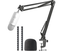 Microfoonarm met Popfilter voor Blue Yeti en Yeti Pro - Verstelbare Arm en Kabelbescherming