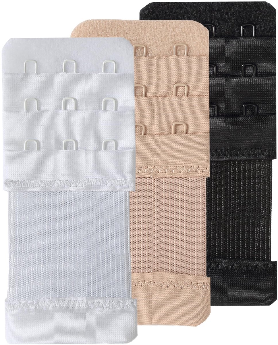 ONF3 - Bh Extenders - Comfortabel - Multicolor - Verstelbare haakjes - Perfect voor elke bh - 1/2 inch ruimte