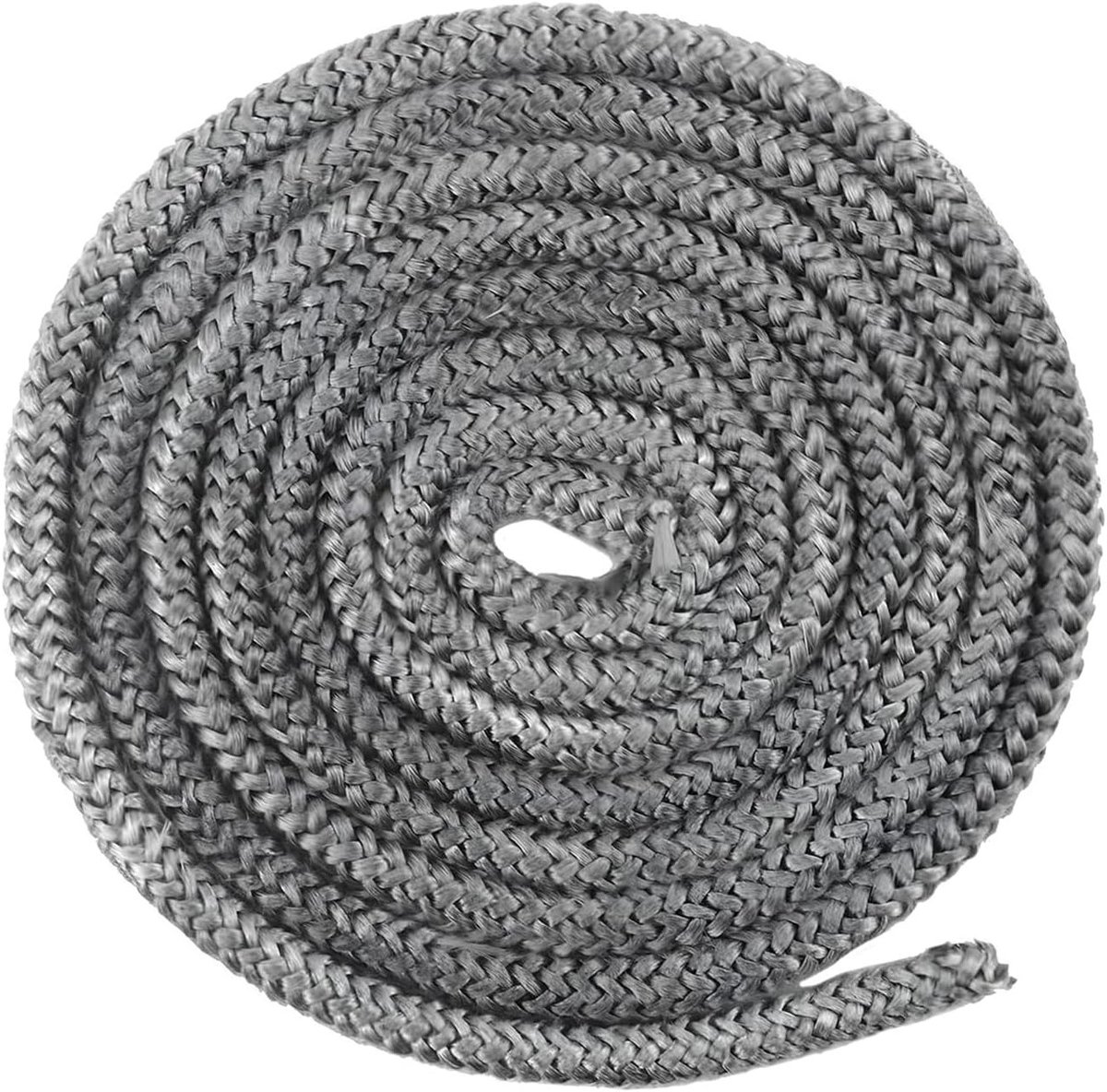 Verpakkingstape voor haarden, 12 mm x 2.5 m, hittebestendige afdichting voor kachels en deuren