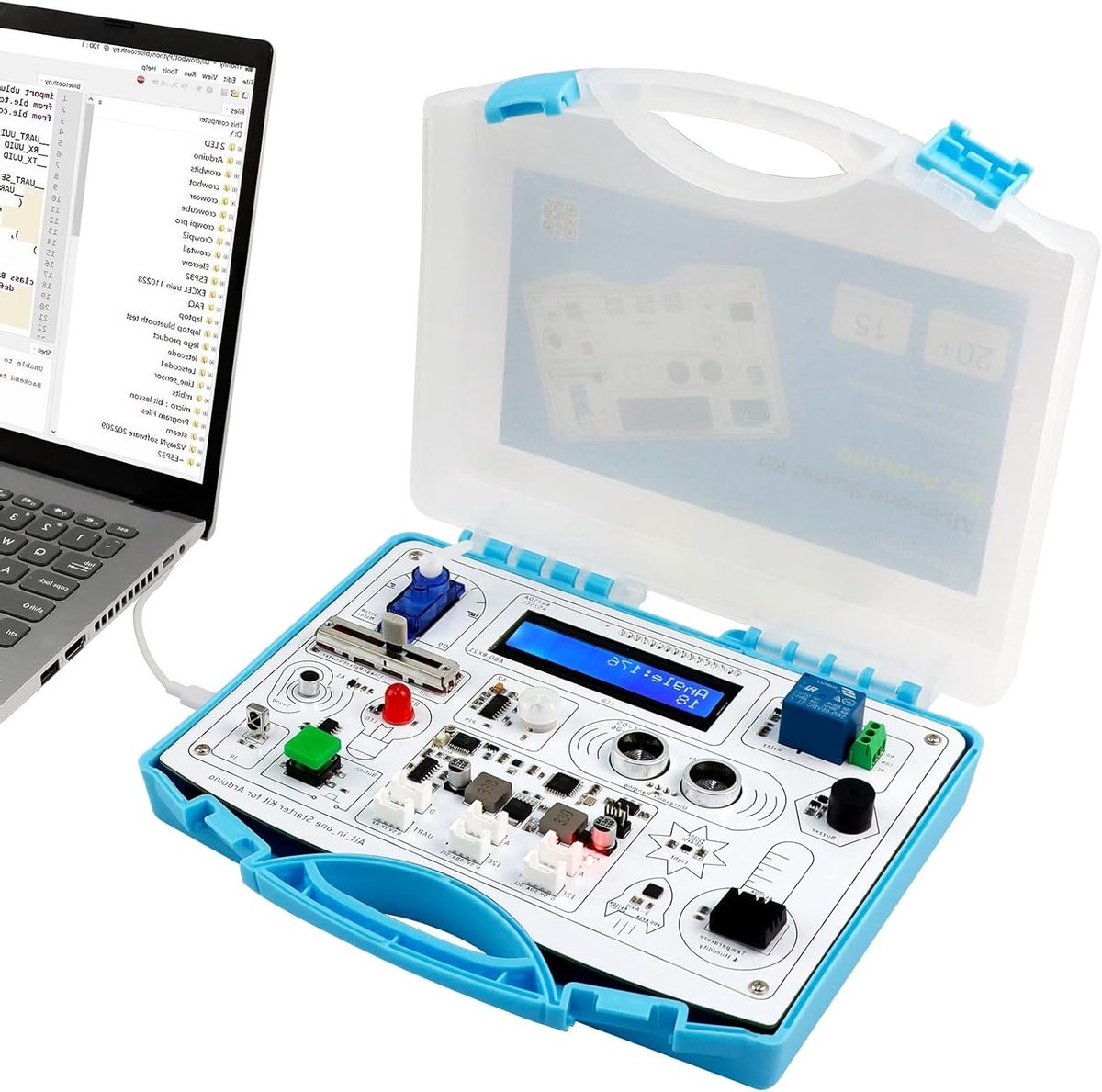 All-in-one Starter Common Board Kit voor Arduino met 15 sensoren en 21 leerlessen voor beginners