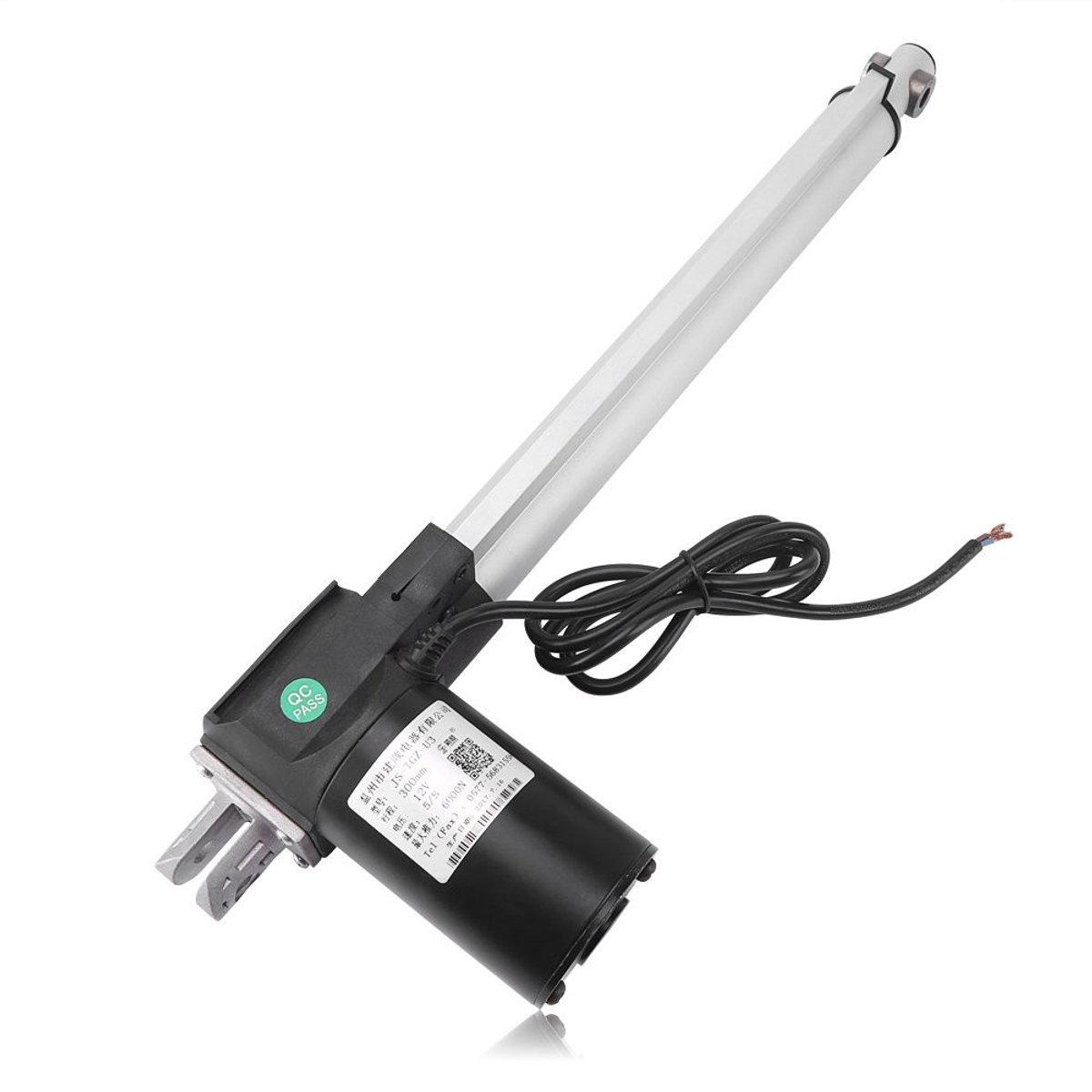 PUSOKEI DC 12V Linear Actuator 6000N/4000N - 300mm Stroke Motor voor Medische Toepassingen