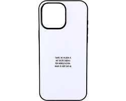 Hacebo® - tante, we wilden je het beste cadeau ter wereld geven. maar je hebt ons al telefoonhoesje - de liefste tante - telefoonhoesjes - verjaardagscadeau - verjaardag - cadeau voor tante - hoesje geschikt voor iPhone 16 Pro Max