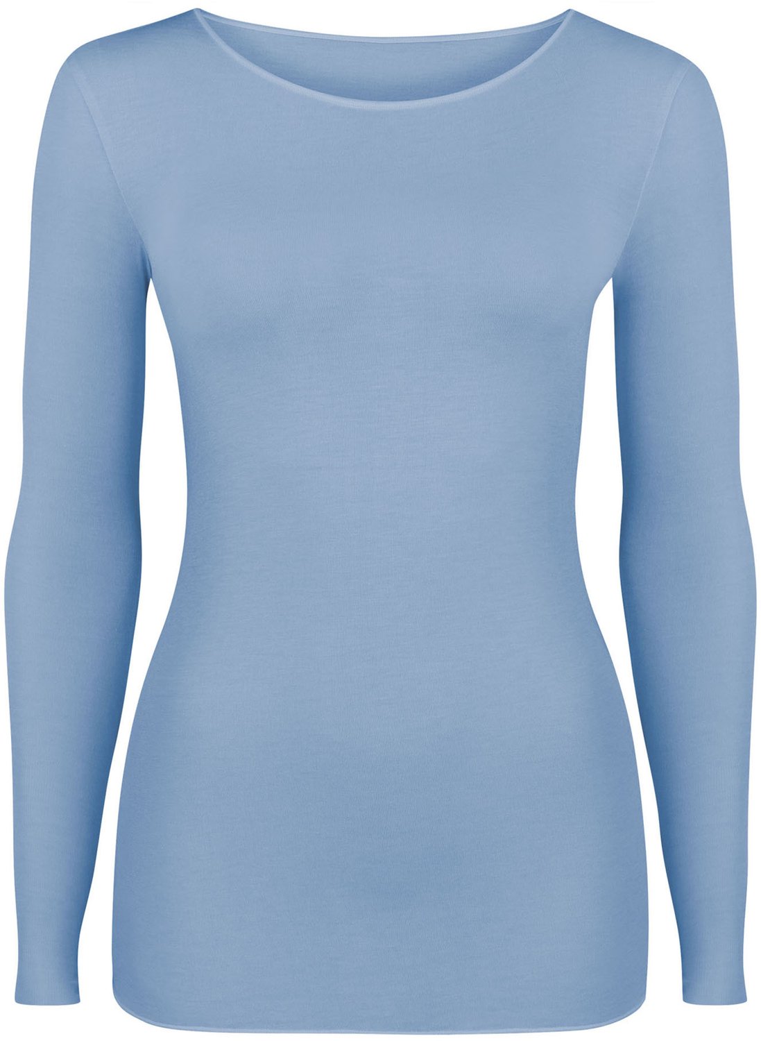 NUR DIE Longsleeve NUR DIE X KILIAN KERNER Damen Longsleeve Roundneck mit Kaschmir - grau - Größe 36-38