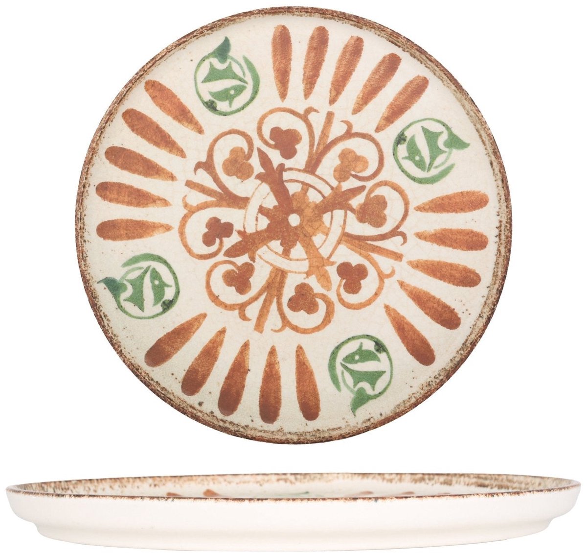 Kütahya Porselen Dinerbord - Storia - Porselein - 27 cm - set van 6