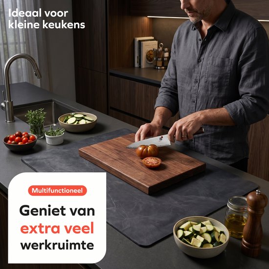 AMJO Inductie beschermer - 60x52 - Afdekplaat Inductie - Inductie Afdekplaat - Inductie Mat - Marmer