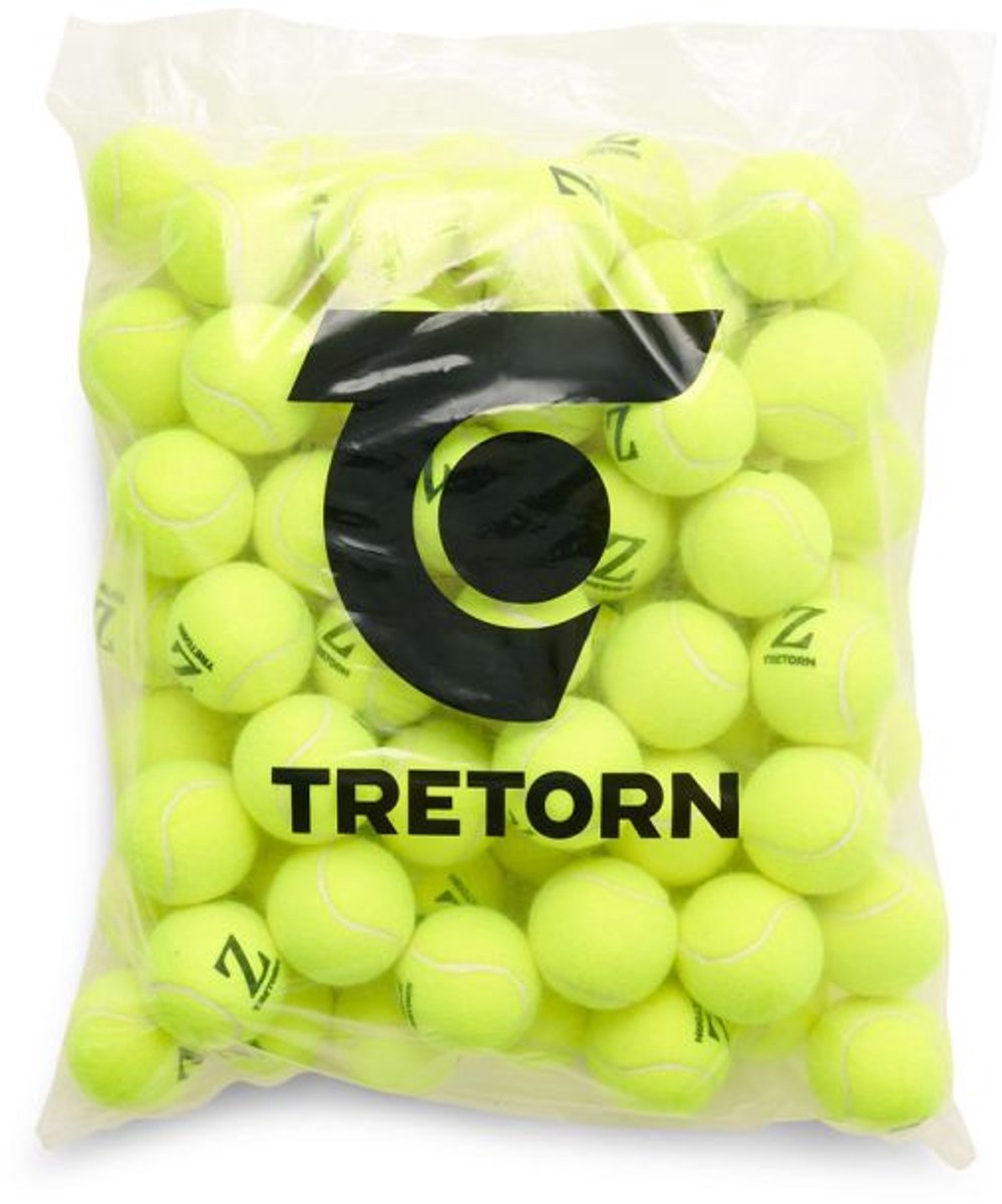 Tretorn - Z Court - 72 tennisballen in een zak - Trainingsballen - tennis - Geel