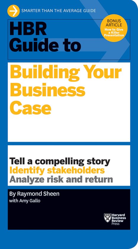 HBR Guide To Building Your Business Case - cover