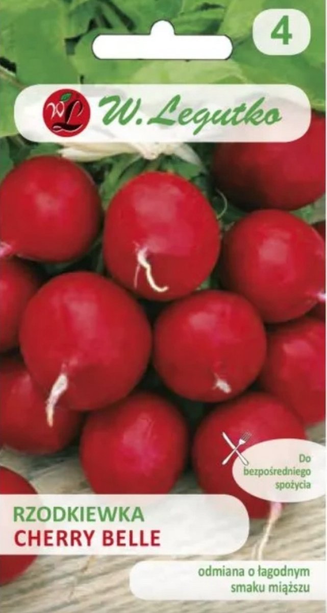 W.Legutko - Cherry Belle radijs – rond, rood