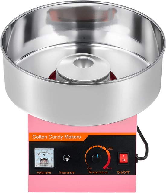 Elektrische Suikerspinmachine 1kw Roze voor Commercieel Gebruik — afbeelding 2