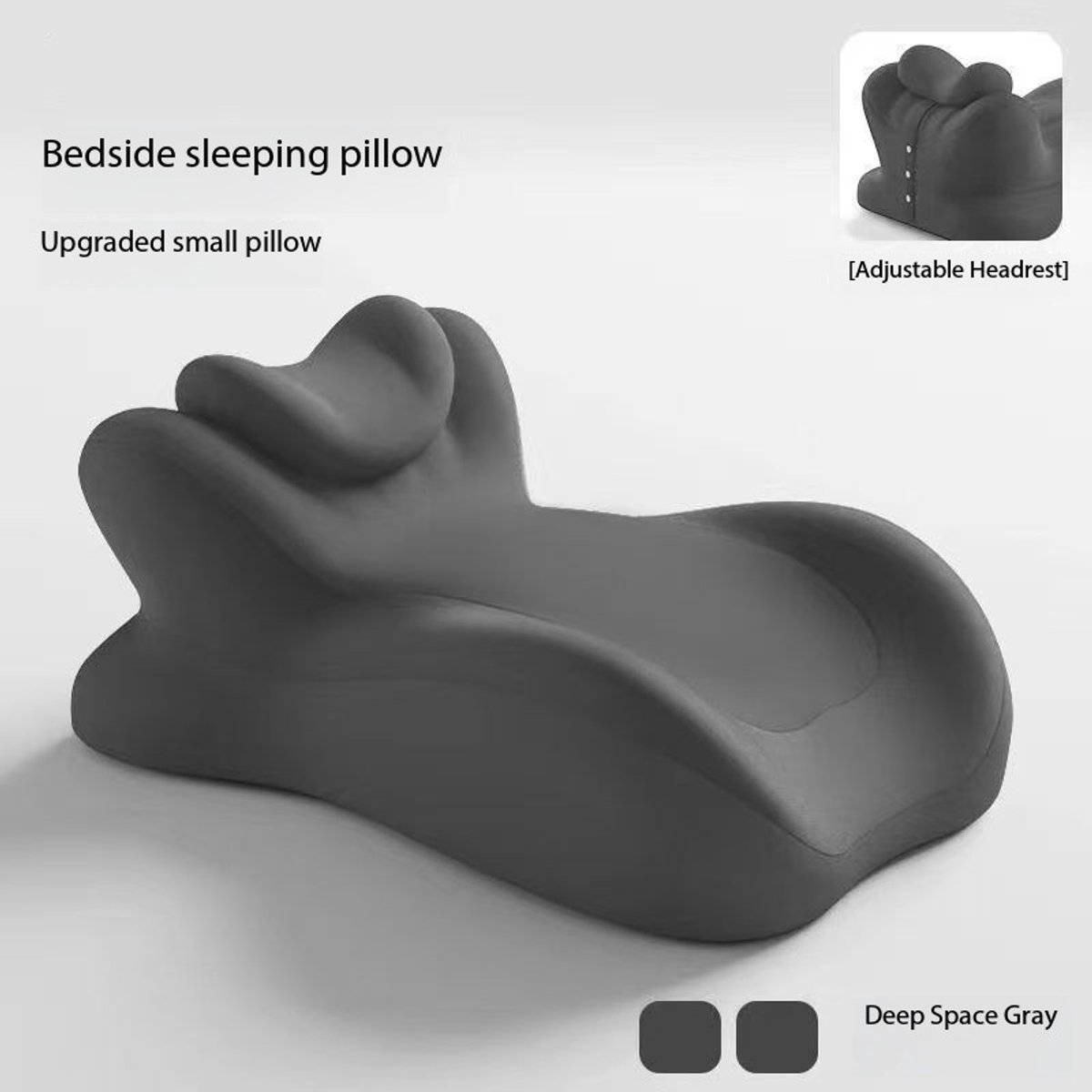 Multifunctioneel slaaphoofdkussen – Voor slapen, lezen en telefoongebruik – Ergonomisch – Afmeting 40x55x25cm – Comfort voor bed en bank-