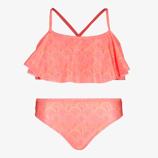 Osaga meisjes bikini roze met print - Maat 134/140