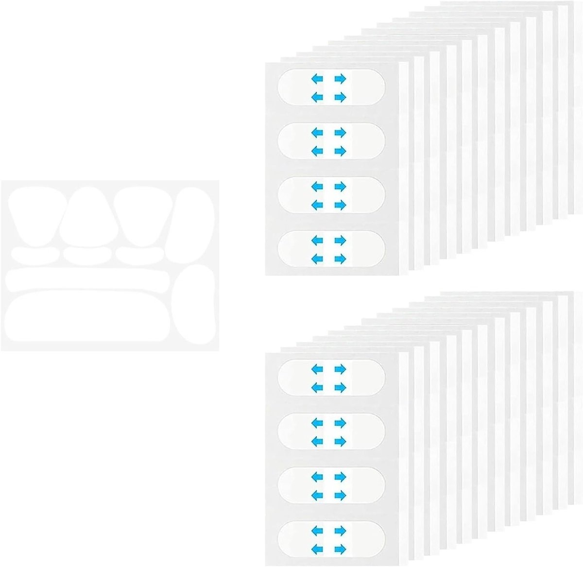 240 Stuks Gezichtsverstevigende Tape voor V-vorm, Onzichtbare Facelift Stickers en Lifting Straps voor een Jeugdige Huid, Langdurige Firming en Rimpelversteviging voor Make-up en Dagelijks Gebruik