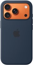 Coque en silicone avec MagSafe pour iPhone 17 Pro – Minuit