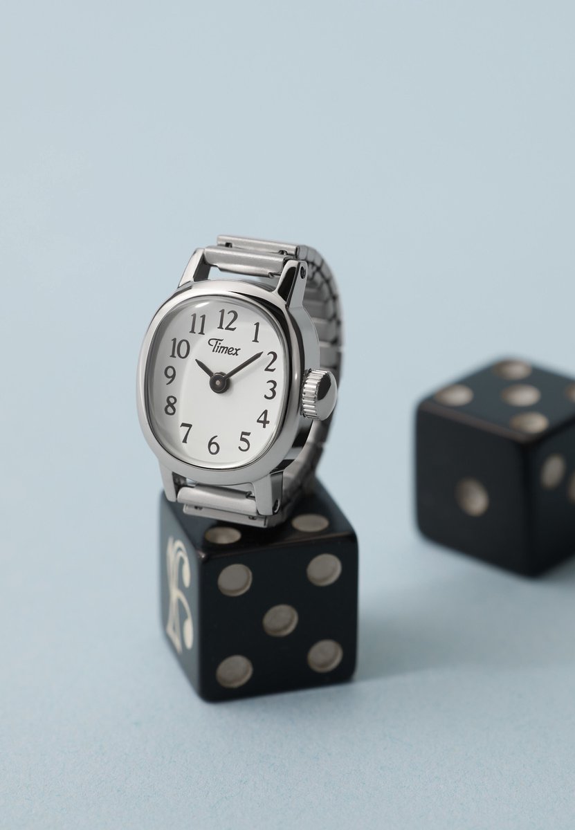 Timex Cavatina Mini Quartz Analoog Horloge Silver Tone Kast: 100% Roestvrij Staal | Armband: 100% Roestvrij Staal 16 mm TW2Y70700AJ, TW2Y70800AJ, TW2Y77200AJ
