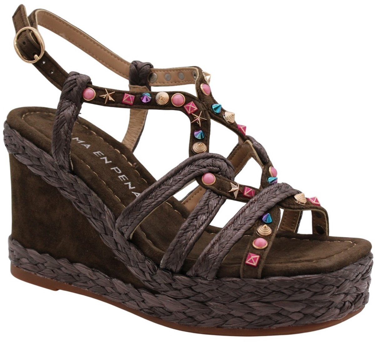Alma En Pena - Schoenen - Donkerbruin - Vrouwen - Maat 37 -
