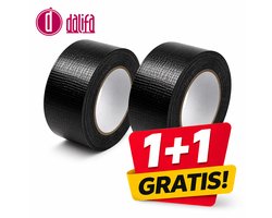 Dalifa - Duct Tape Zwart 1+1 - Extra sterk en waterdicht - Multifunctioneel