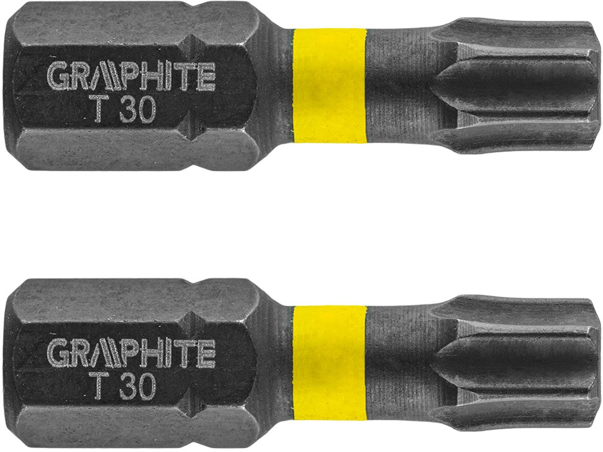 Graphite - TX30 Impact Bit - 25 mm - S2 Staal