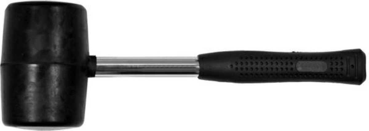 Vorel 33908 - Rubberhamer - 1100g - Ergonomische Handgreep - Stalen Stang