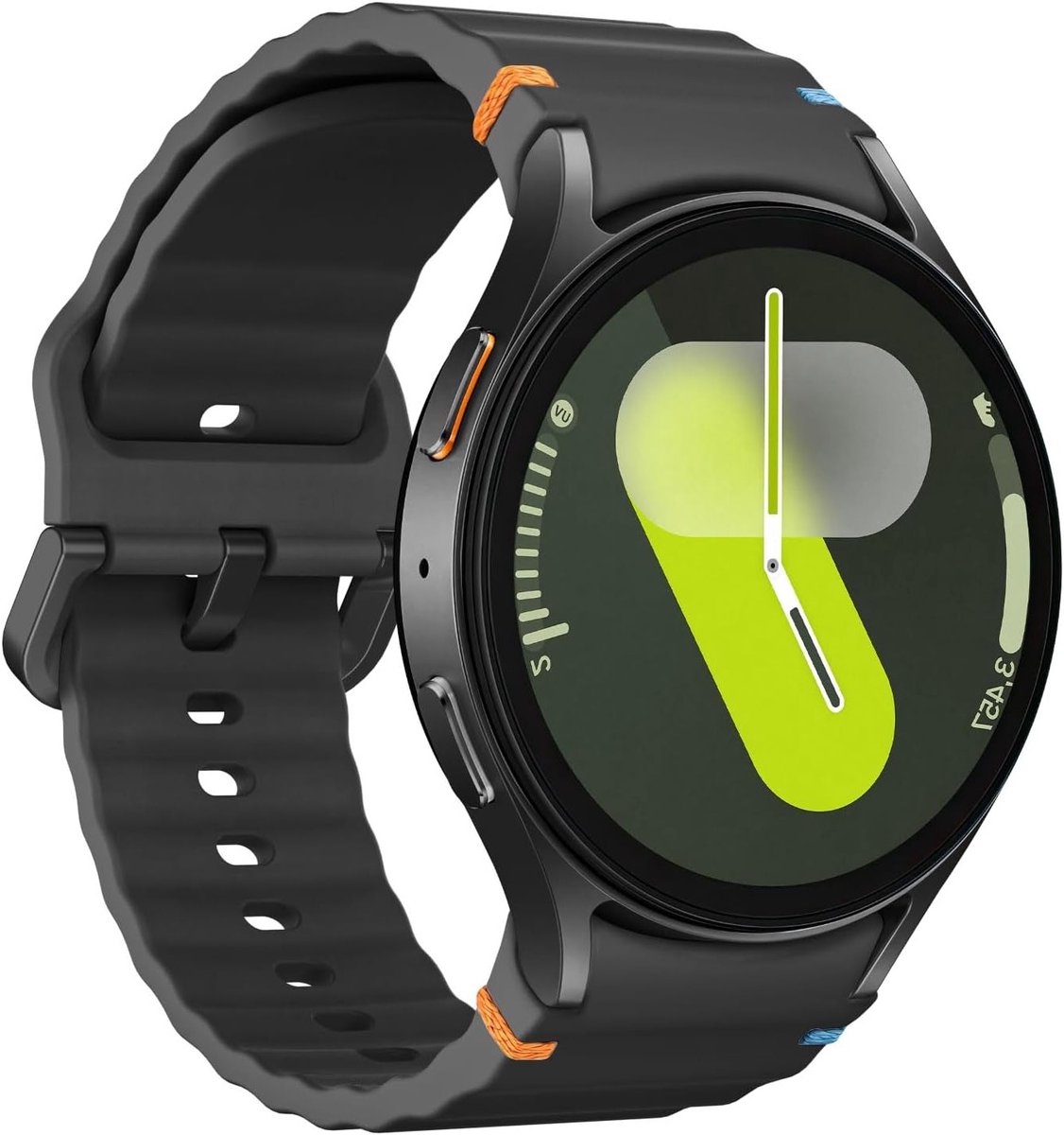 Sportieve Silicone Horlogeband voor Samsung Galaxy Watch 7 FE 6 5 4 en 5 Pro - Comfortabele en Duurzame Band voor Dames en Heren, Verkrijgbaar in 40mm, 44mm, 43mm, 47mm, 42mm en 46mm