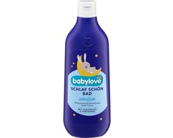 Babybadadditief - Schlaf schön Bad, Sensitive - Babylove | 1x 500 ml - Met lavendelolie en kamille-extract - Babybad Zeepvrij