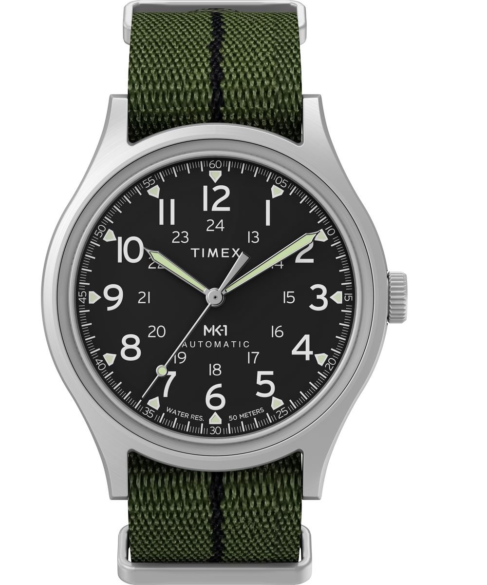 Timex Military MK1 TW2Y71700 Horloge - Textiel - Groen - Ø 40 mm