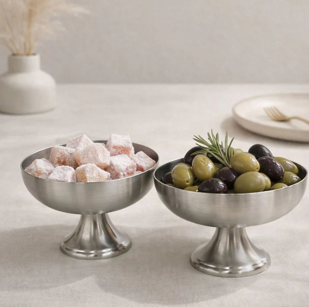 Bavary Aura RVS Stalen Snack Bowls 150ML