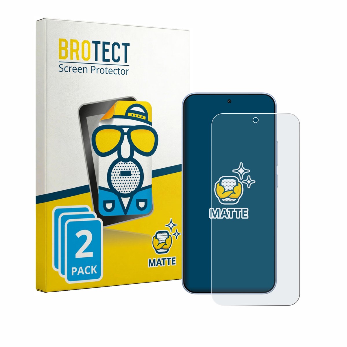 BROTECT - Screenprotector voor Vivo T5 Pro - Folie Beschermfolie matte 2 Stuks