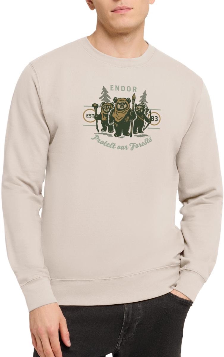 Star Wars Endor Protect Our Forests Sweater Heren