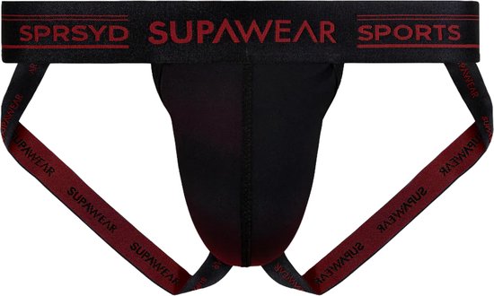 SUPAWEAR SPR Training Jockstrap Red - MAAT S - Heren Ondergoed - Jockstrap voor Man - Mannen Jock