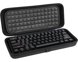 Beschermende Opbergtas voor Compact 60% Toetsenbord - Draagbare Case voor Draadloze en Bedrade Toetsenborden, Geschikt voor Razer Huntsman Mini en Logitech G PRO X