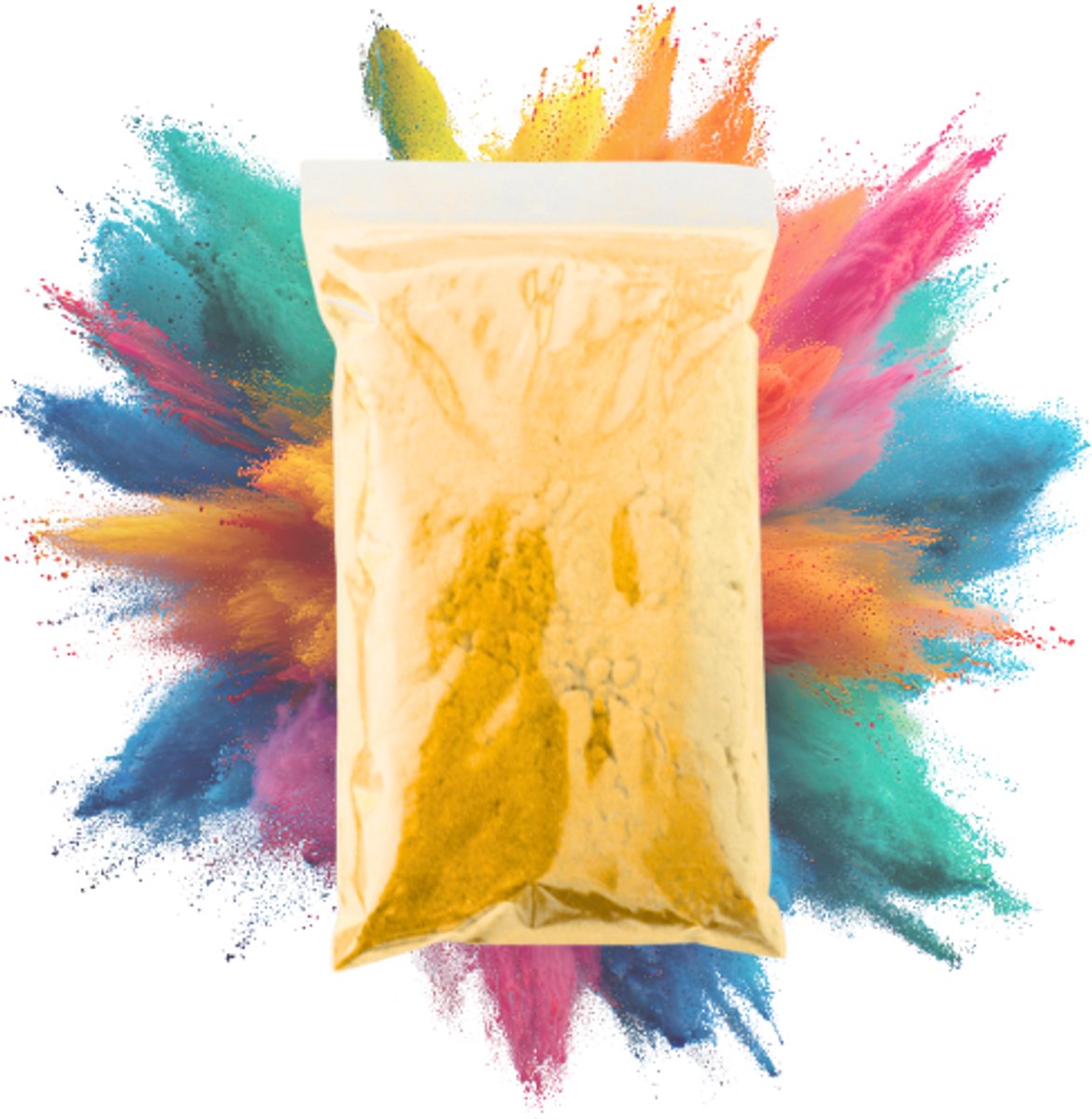 Flocking vezels Geel 100 gram | Flock poeder - Dashboard flocking - Modelbouw - SFX