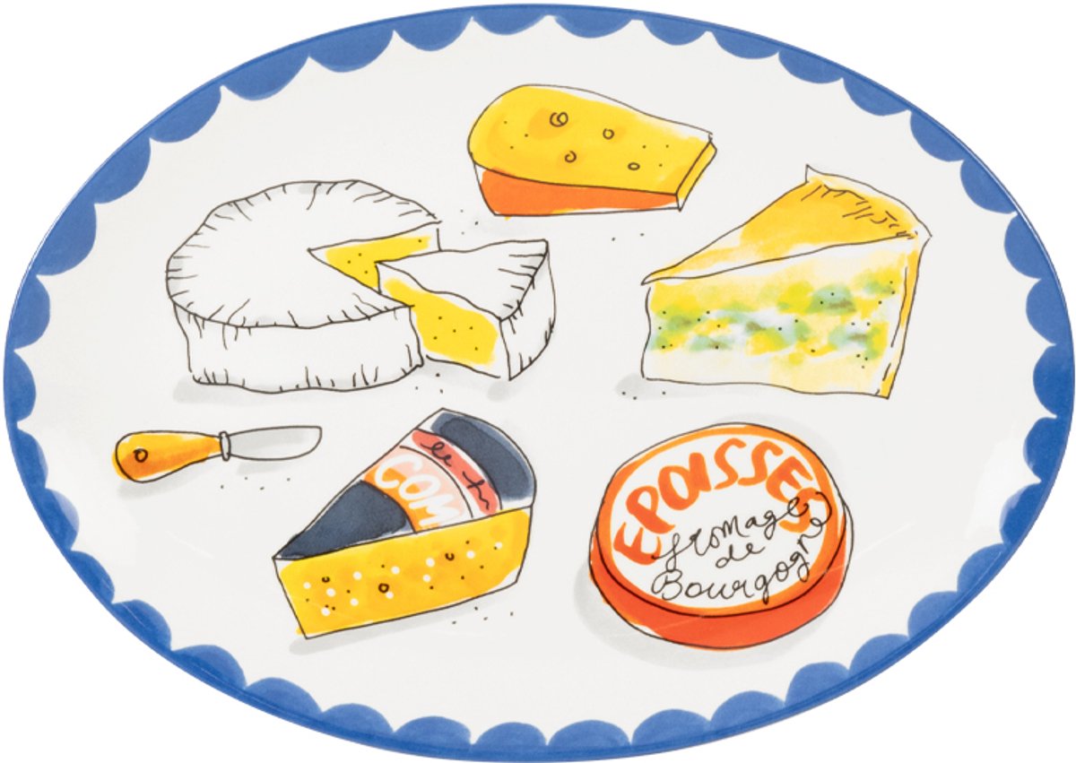 Blond Amsterdam every day: bord 29 cm say cheese