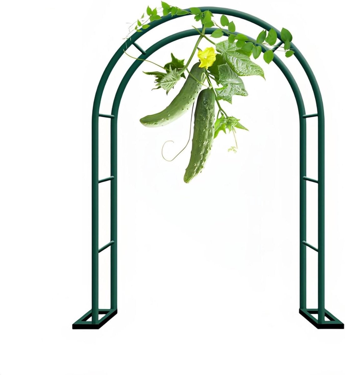 Bruiloft Boog - Tuinboog Klimplant - Decoratie Buiten - Verstelbare Hoogte - 240x250cm - Donkergroen