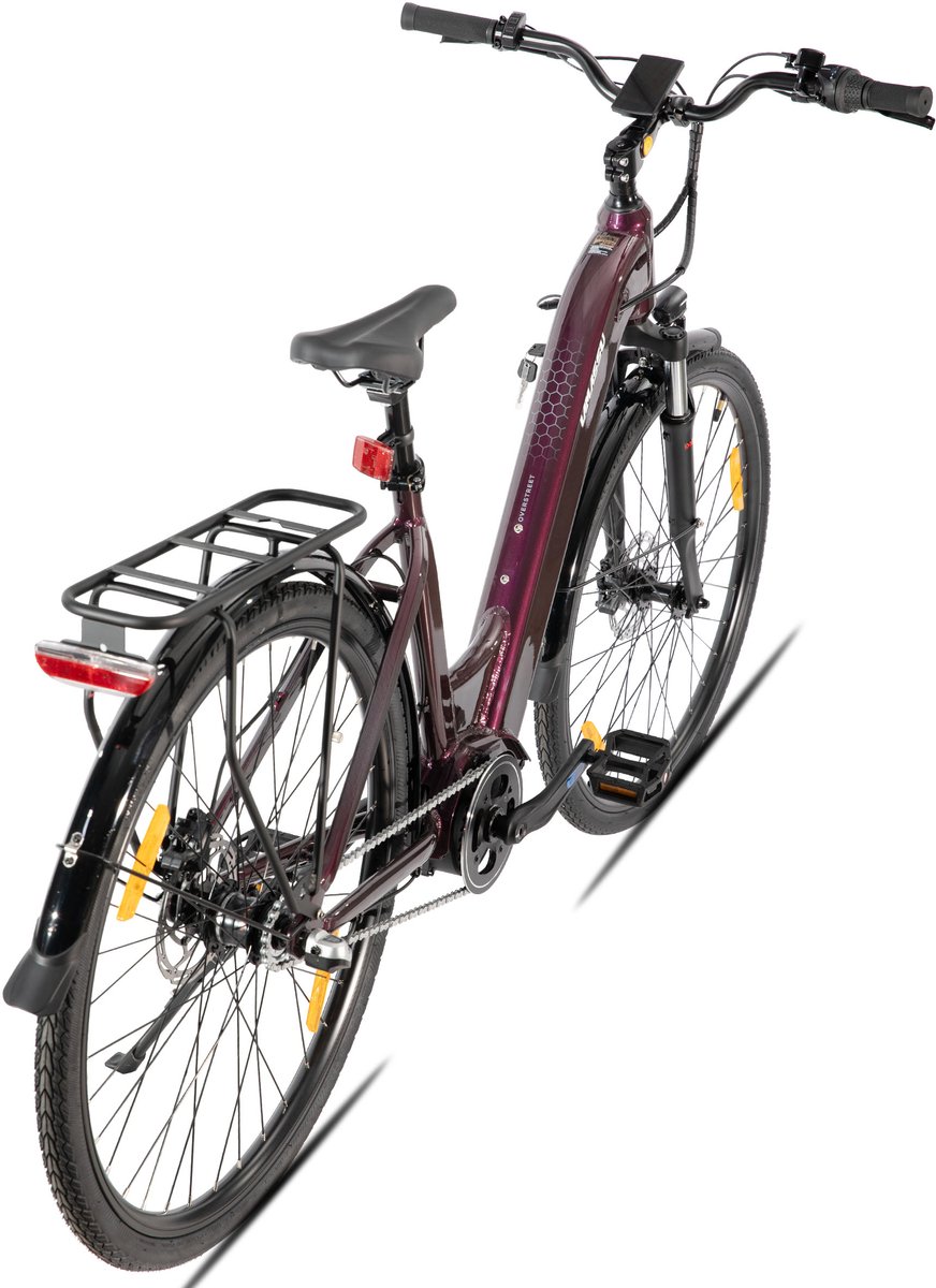 HILAND Overstreet E-Bike Dames - 28 inch - Hydraulische Schijfremmen - 3 Speed Naafversnelling - 250W - 10.4Ah Accu - Lage Instap thumbnail 5