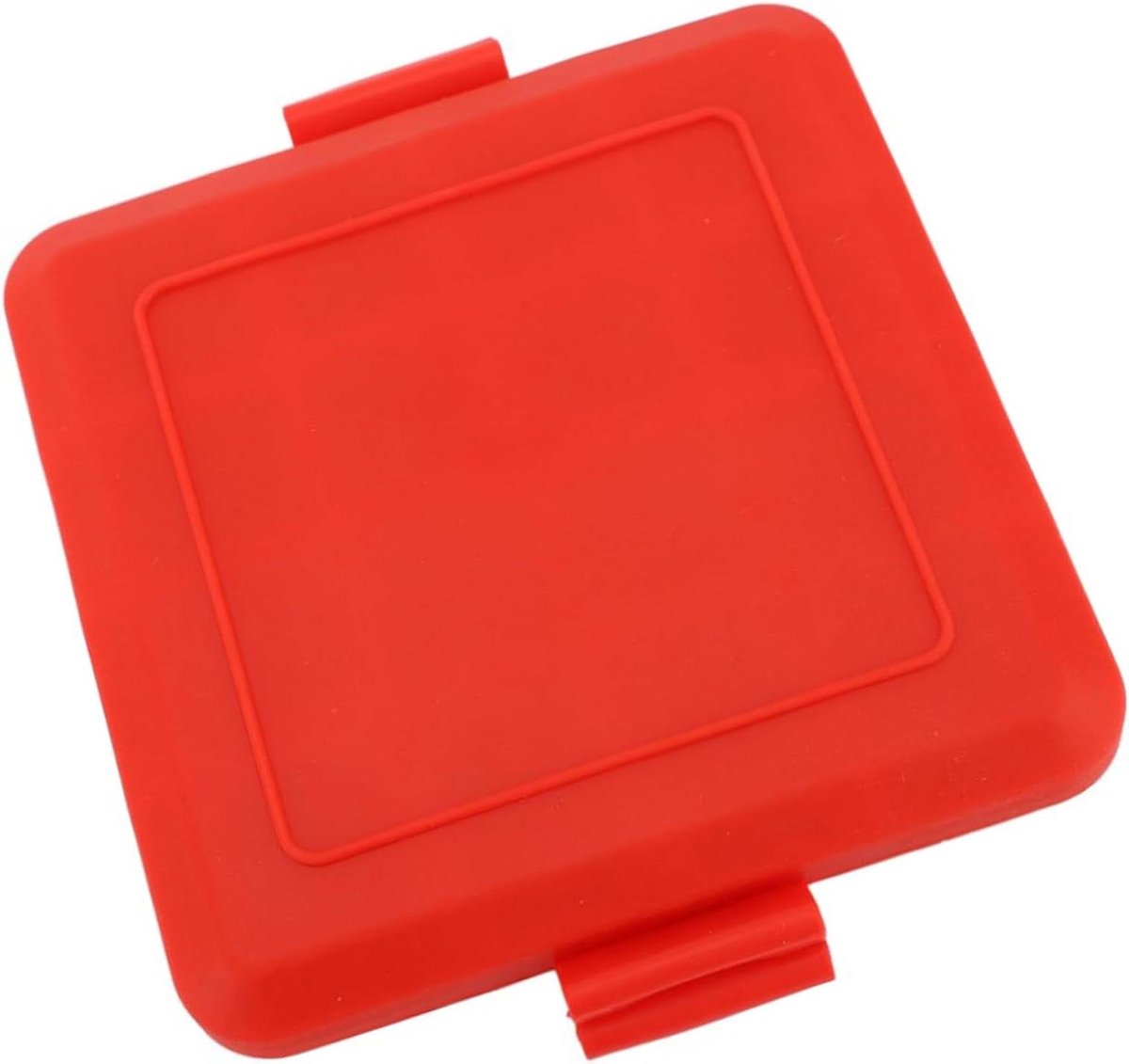 Magnetron Tosti Maker - Panini Pers Kaas - Snelle Snacks Maken - Gelijkmatige Warmte - 18x15x4 cm - Rood
