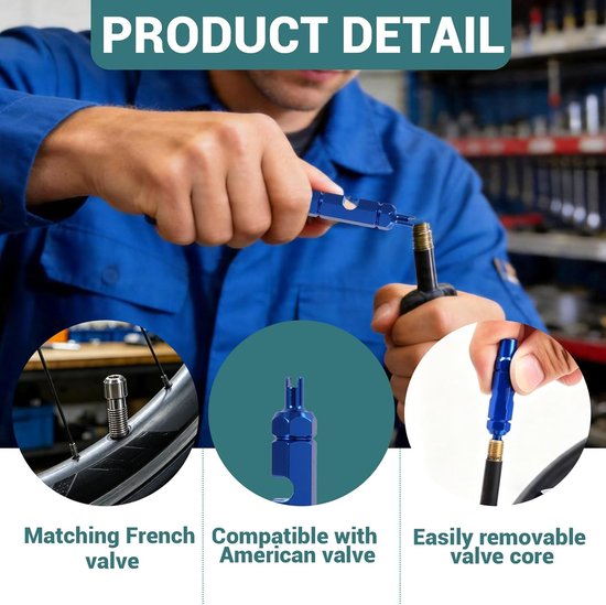 Fietsband Reparatie - Tubeless Set - Banden Onderhoud - Snelle Afdicht Injectie - 60 ml - Transparant — afbeelding 5