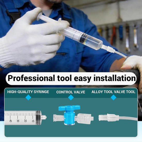 Fietsband Reparatie - Tubeless Set - Banden Onderhoud - Snelle Afdicht Injectie - 60 ml - Transparant — afbeelding 2