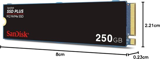 Interne SSD - NVMe Opslag - Sneller Laden - PCIe Gen 3 - 250 GB - Zwart — afbeelding 5
