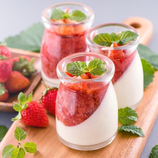 Yoghurt Glazen - Kleine Potjes - Desserts Bewaren - Met Deksel - 30 Stuks 200ml - Transparant — afbeelding 3