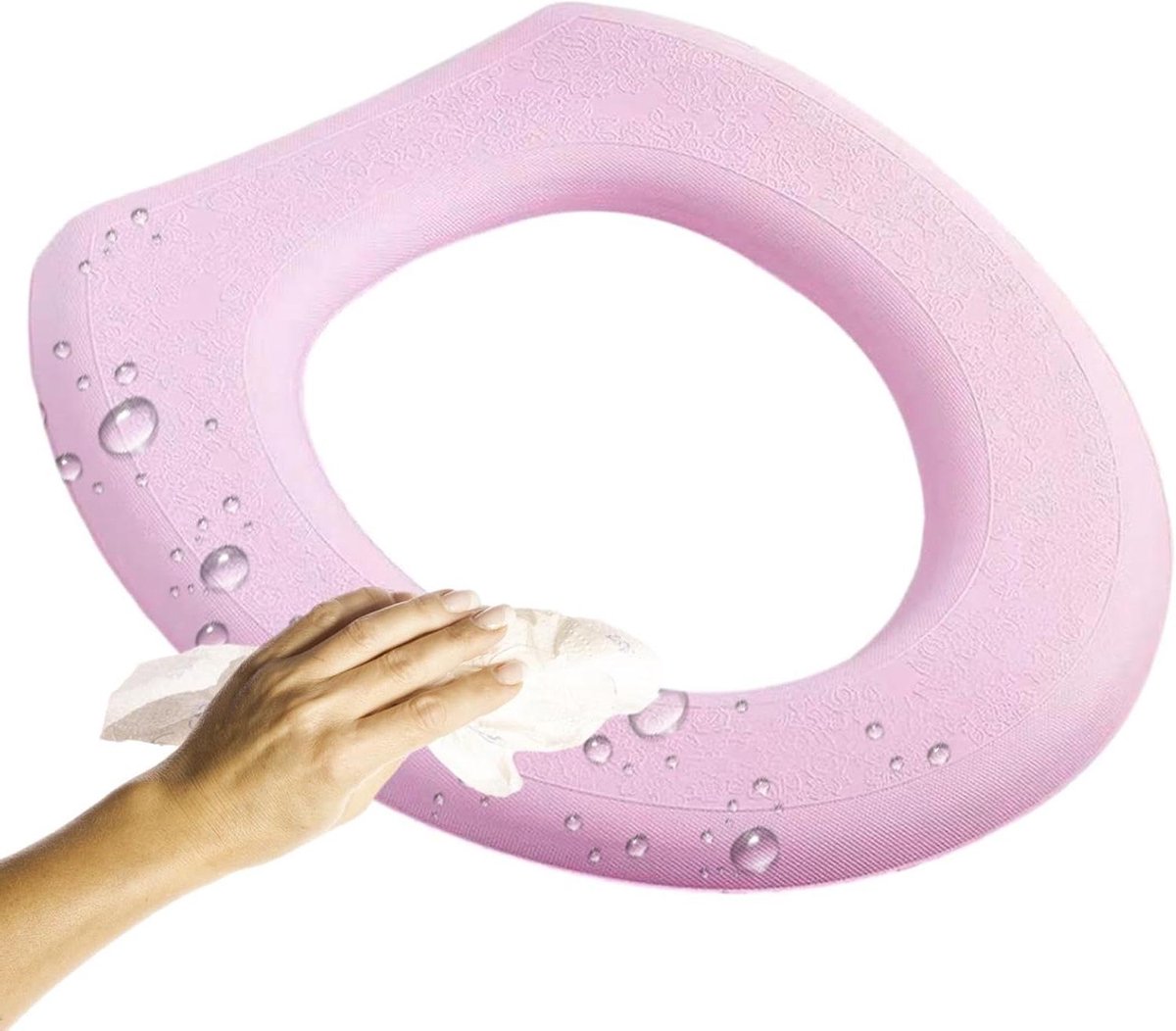Wc-brilhoes - Toiletzitting deksel - Badkamer comfort - Waterdicht en wasbaar - 40 x 27 cm - Meerdere kleuren