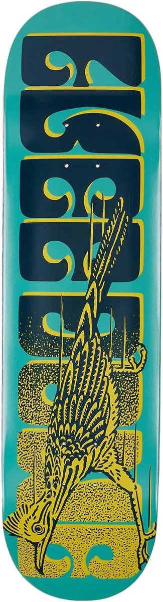 Skateboard Dek Esdoornhout Board Street Skate 7 Laags Constructie 8.25 Inch Breed Turkoois