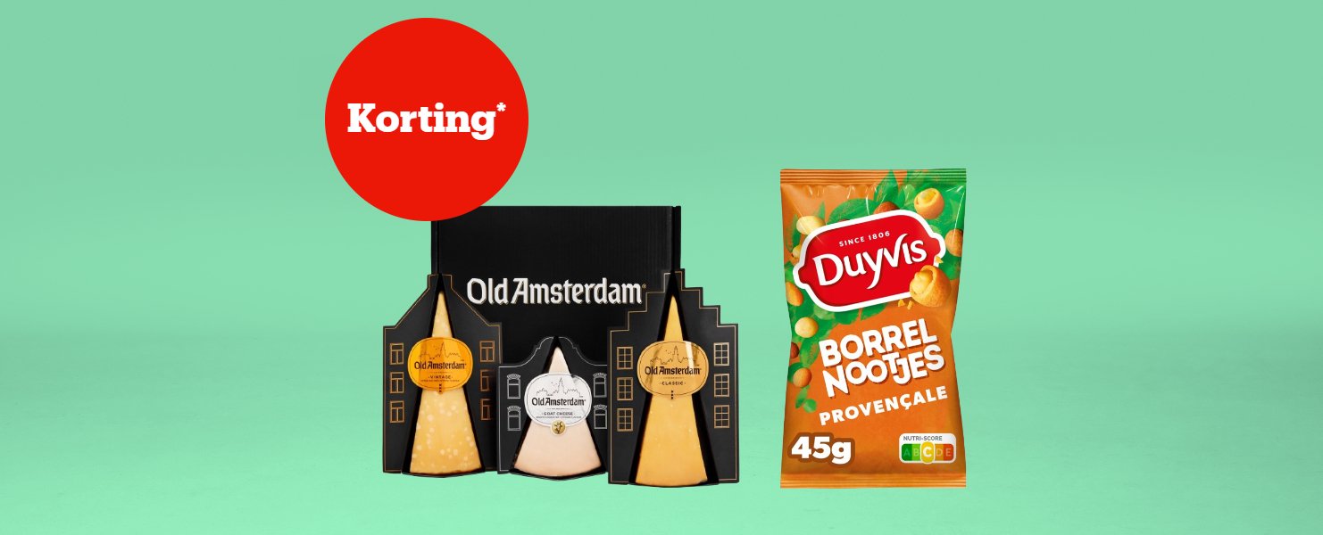 Korting* op borrelsnacks